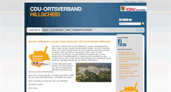 Desktop Screenshot of cdu-hillscheid.de